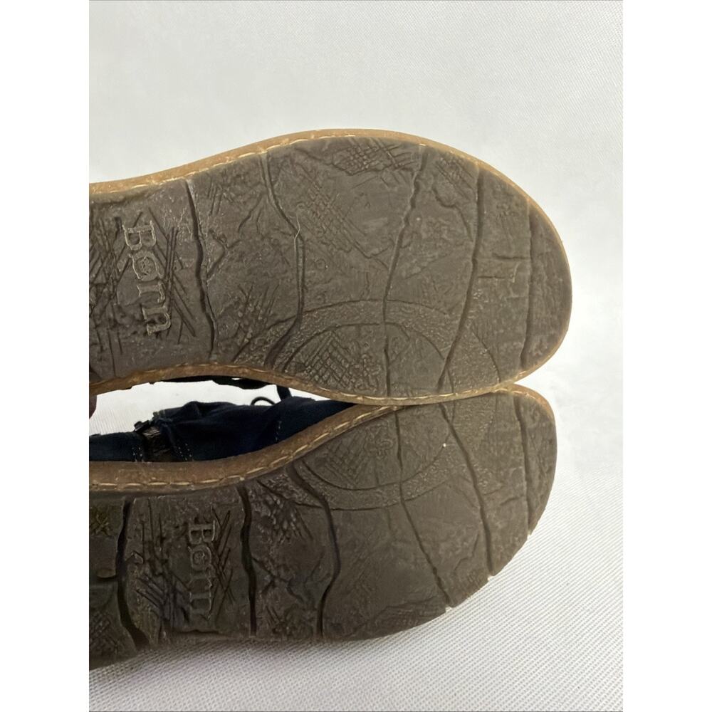 Born Women's Born Tarkiln Distressed Navy Blue Ankle Soft Suede Leather Upper - Picture 8 of 9